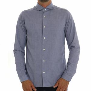CAMICIA SLIM BLU